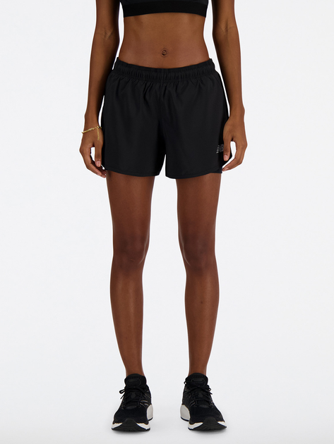 Spodenki sportowe damskie krótkie New Balance Essentials 2in1 WS41225 XS Czarne (197375439419) - obraz 1