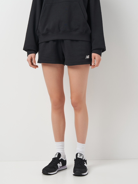 Spodenki sportowe damskie krótkie New Balance Nb Small Logo WS41500 S Czarne (197375375496) - obraz 1