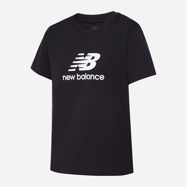 Футболка бавовняна довга жіноча New Balance Sport Essentials Jersey Logo WT41502 L Чорна (197375382951) - зображення 5