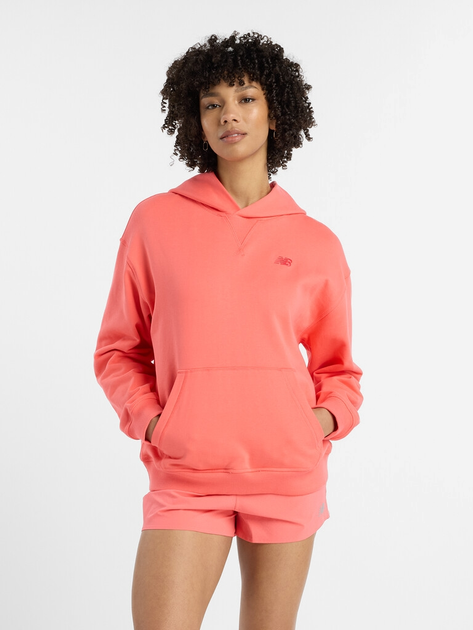 Худі жіноче New Balance Nb Athletics WT41537 XS Світло-червоне (197967357411) - зображення 1