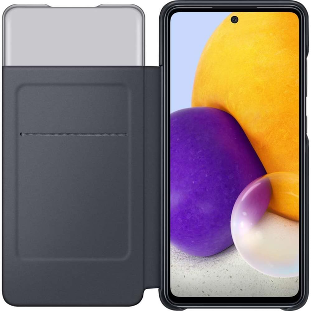 Etui z klapką Samsung Smart S View Wallet Cover do Galaxy A72 Black (EF-EA725PBEGEE) - obraz 3