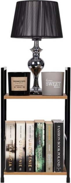 Regał ModernHome by Multistore drewniany 2 półki loft (CWJ302448 WILD OAK) - obraz 11