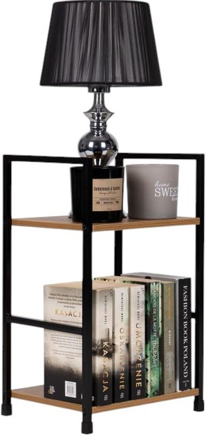 Regał ModernHome by Multistore drewniany 2 półki loft (CWJ302448 WILD OAK) - obraz 12