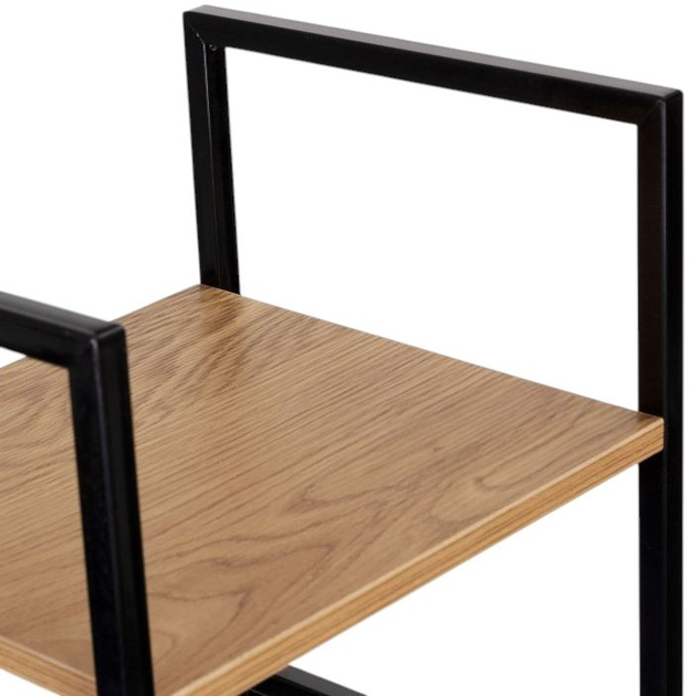 Стелаж ModernHome by Multistore дерев'яний 5 полиць лофт (CWJ3024144L WILD OAK) - зображення 4