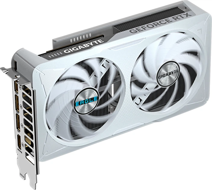 Karta graficzna Gigabyte PCI-Ex GeForce RTX 5060 EAGLE OC ICE 8G 8GB GDDR7 (128bit) (2550/28000) (HDMI, 3 x DisplayPort) (GV-N5060EAGLEOC ICE-8GD) - obraz 5