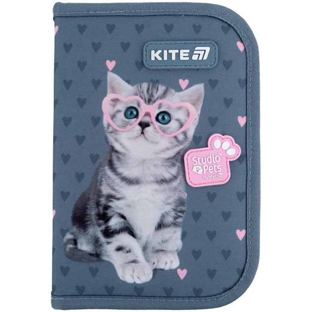 Пенал без наповнення Kite Studio Pets SP25-622-1, 1 відділення, 2 відворот - зображення 2