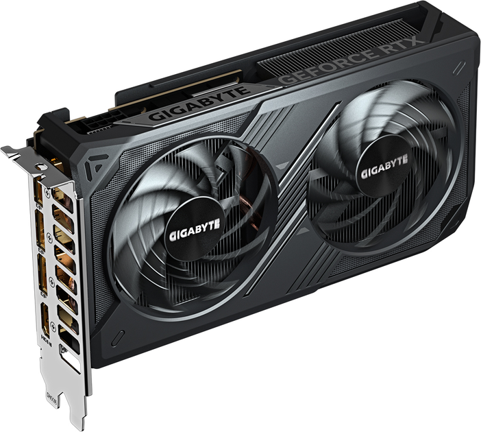 Відеокарта Gigabyte PCI-Ex GeForce RTX 5060 WINDFORCE OC 8G 8GB GDDR7 (128bit) (2512/28000) (HDMI, 3 x DisplayPort) (GV-N5060WF2OC-8GD) - зображення 3