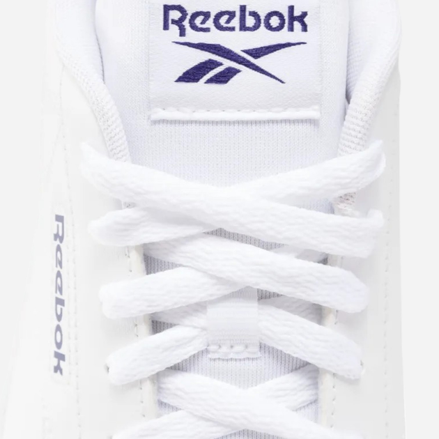 Sneakersy młodzieżowe chłopięce Reebok Court Clean 100074368 37 (5.5US) Białe z brązowym (1200143032954) - obraz 5