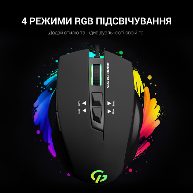 Мышь GamePro Headshot GM260 Black - изображение 8