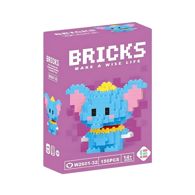 Конструктор фігурка Пікселі BRICKS Дамбо Dumbo - зображення 2