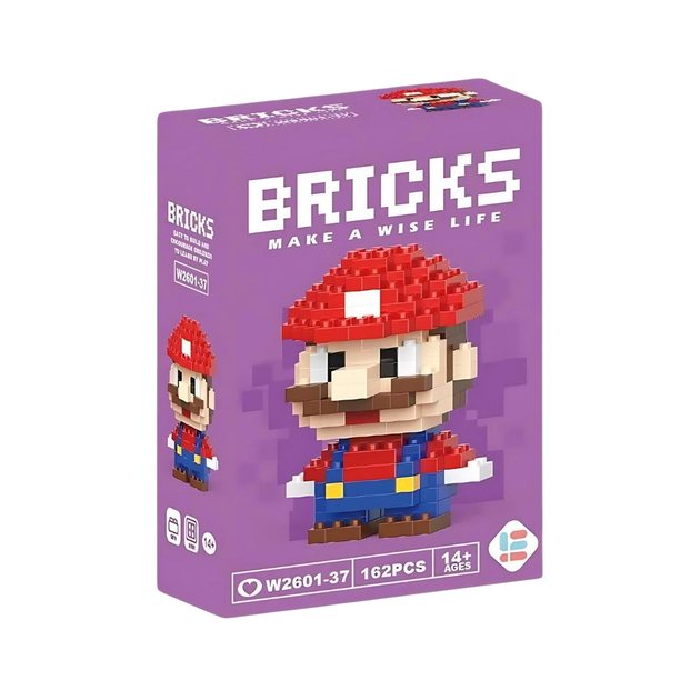 Конструктор фігурка Пікселі BRICKS Маріо Mario Brothers - зображення 2