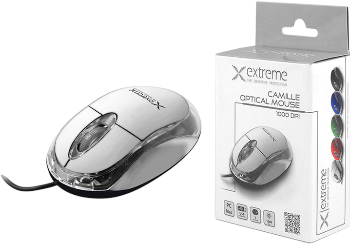 Mysz Esperanza Extreme XM102W Camille White (5901299925072) - obraz 3