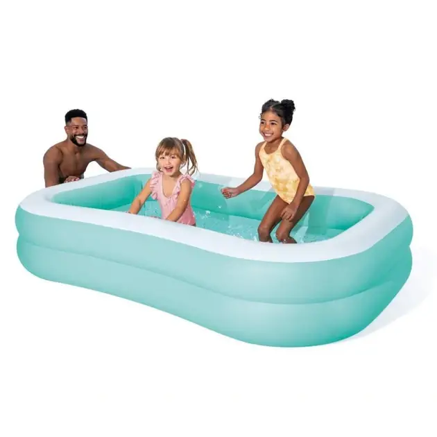 Надувной бассейн Intex 229*147*46 см Бирюзовый (57181) - изображение 3