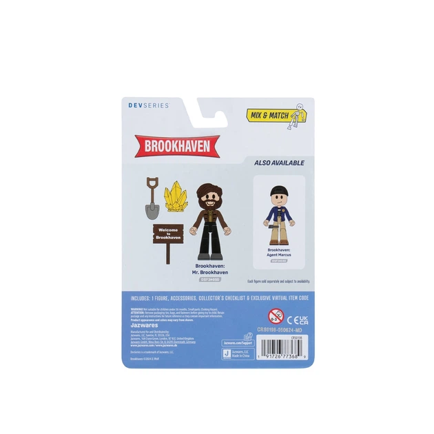 Ігрова колекційна фігурка DevSeries Core Figures Brookhaven Mr. Brookhaven персонаж гри (CRS0198) - зображення 5