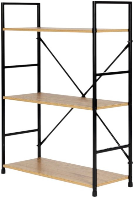 Regał ModernHome by Multistore drewniany 3 półki loft (CWJ602480LG WILD OAK) - obraz 3