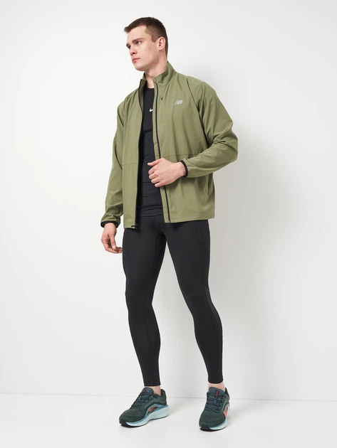 Спортивная ветровка мужская New Balance NB Woven MJ41062DEK M Хаки