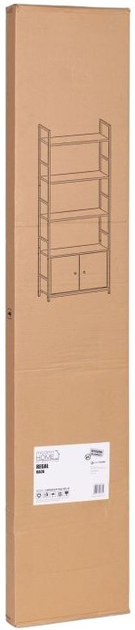 Regał ModernHome by Multistore z zamykaną szafką 4 półki loft (CWG6024144L-WL-O) - obraz 5