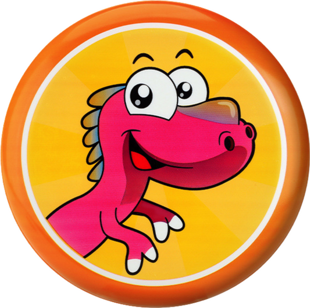 Dysk latający Frisbee LEAN Toys 20 cm 20373 Orange (5905991026624) - obraz 1