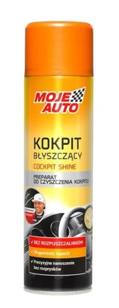 Spray do kokpitu Moje Auto WANILIA Błyszczący 500 ml (5905694011606) - obraz 1