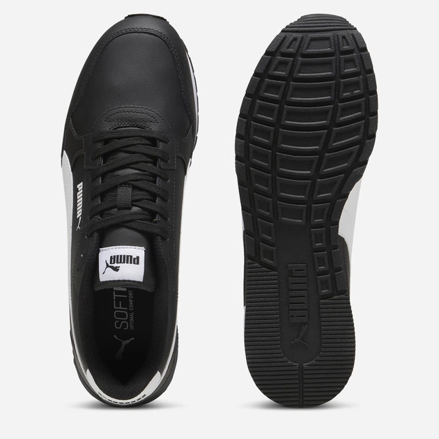 Sneakersy męskie Puma ST Runner v4 L 39906801 46 (11UK) 30 cm Czarne/Białe - obraz 6