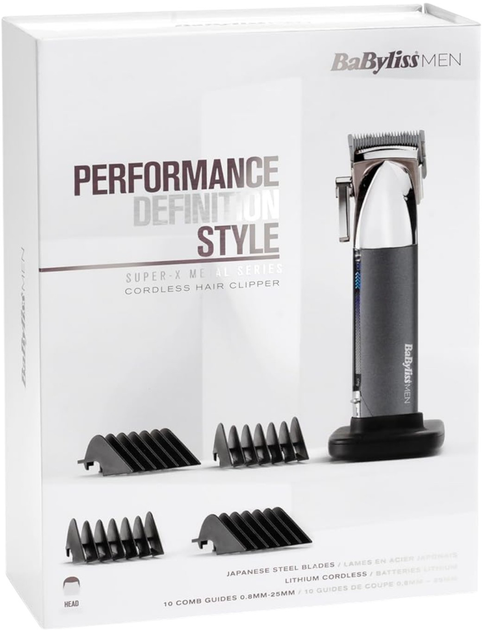 Машинка для підстригання волосся BaByliss Super-X Metal E996E - зображення 9