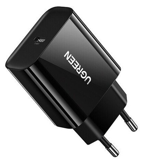 Ładowarka sieciowa Ugreen CD137 20 W Type-C PD Charger Black (UGR-10191) - obraz 1