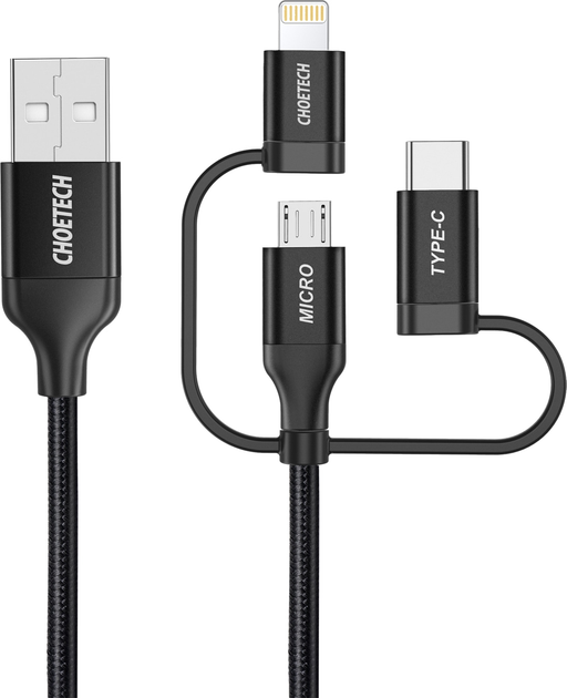 Кабель Choetech USB 2.0, MFI (IP0030-BK) - зображення 2