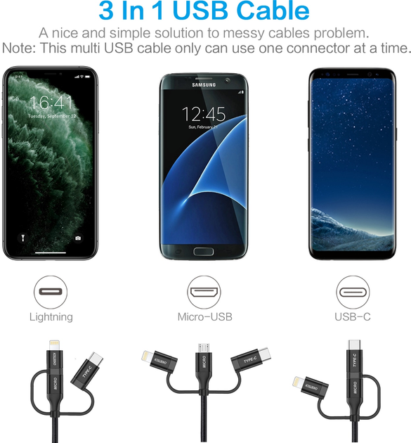 Kabel Choetech USB 2.0, MFI (IP0030-BK) - obraz 5
