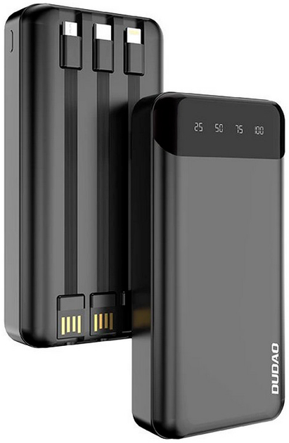 Powerbank Dudao K6Pro 20000 mAh Black (6973687243449) - obraz 1