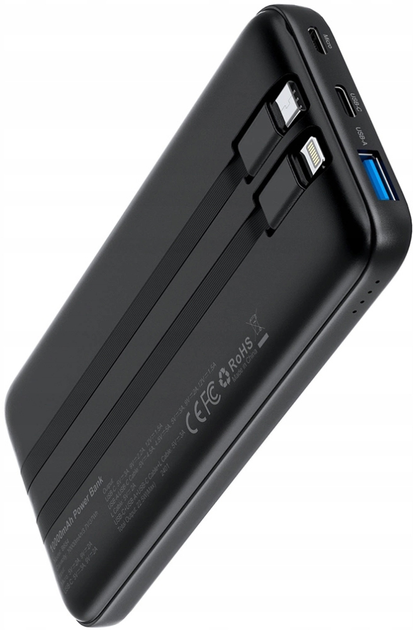 УМБ Choetech 10000mAh 22.5W Fast Charge Black (B654-BK) - зображення 2