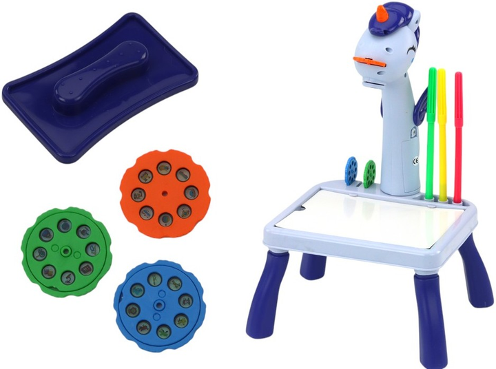 Проектор для малювання LEAN Toys з тетрисом 2 в 1 Єдиноріг (19605) (5905991009801) - зображення 3