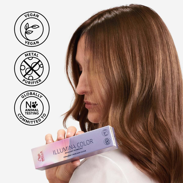 Farba do włosów Wella Professionals Illumina Color 10-69 Light blonde with violet-silver highlights 60 ml (8005610541853) - obraz 4