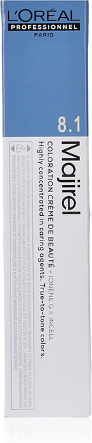 Farba do włosów L'oreal Professionnel Majirel Cool Inforced 8.1 Light Blonde Ash 50 ml (3474636859887) - obraz 1