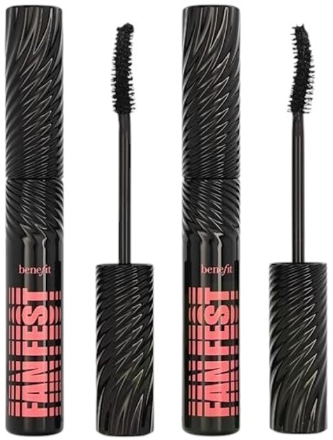 Набір туші для вій Benefit Fan Fest Fanning Volumizing Duo водостійкі Czarny 2 x 8.5 мл (602004152008) - зображення 2
