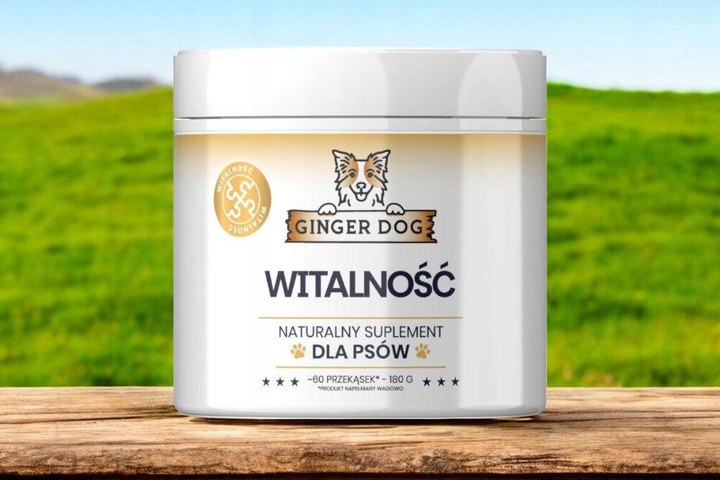 Дієтична добавка для собак Ginger Dog Vitality 180 г (5906477686493) - зображення 2