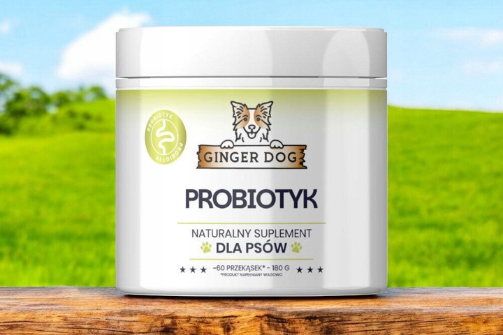 Дієтична добавка для собак Ginger Dog Probiotic 180 г (5906477686486) - зображення 2