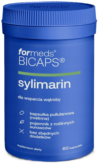 Naturalny suplement diety Formeds Bicaps sylimarin 60 kapsułek (5903148622682) - obraz 1
