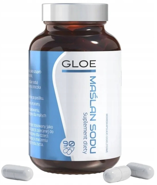 Naturalny suplement diety Gloe maślan sodu 60 kapsułek (5905940341211) - obraz 1