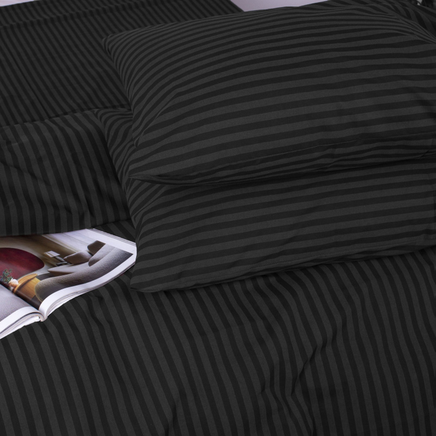 Наволочка MirSon Ranforce Elite 17-0611 Stripe Black 50х70 см від Rozetka на платформі USKIDKA Акція на Наволочка MirSon Ranforce Elite 17-0611 Stripe Black 50х70 см від Rozetka