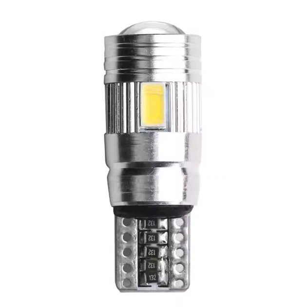 Комплект светодиодных ламп NAPO T10-5630-6smd-Lens W5W T10 цвет свечения белый 2 шт - изображение 3