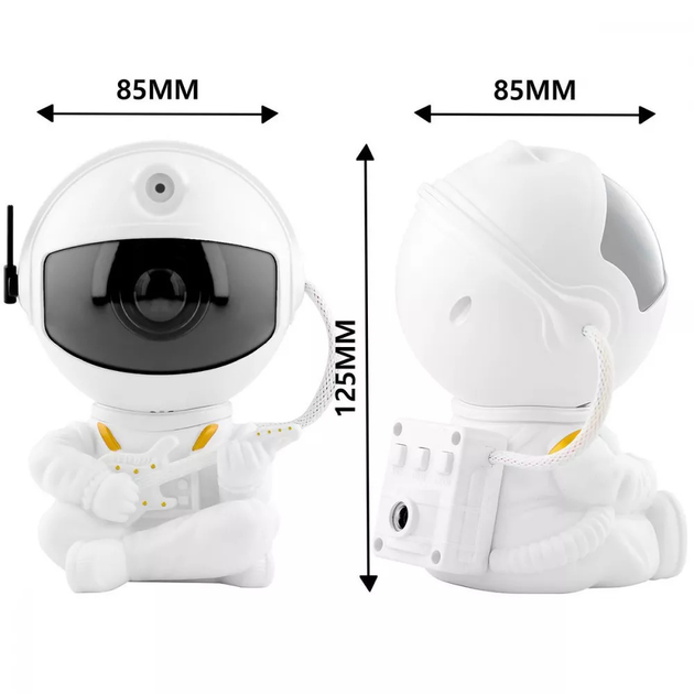 Ночник проектор космонавт Astronaut mini with guitar астронавт с подсветкой звездное небо - изображение 2
