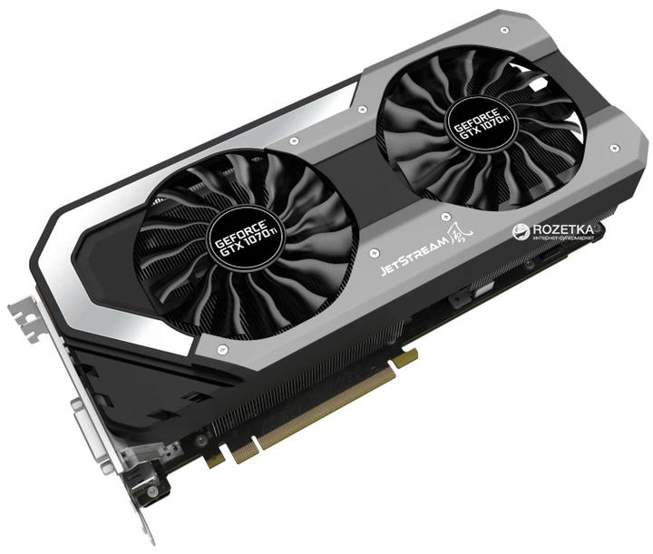 Видеокарта Palit PCI-Ex GeForce GTX 1070 Ti JetStream 8GB GDDR5