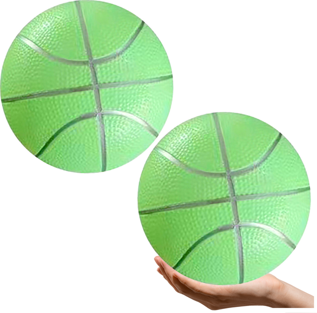 Piłka gumowa LEAN Toys 20 cm 22535 Green (5905991048909) - obraz 3