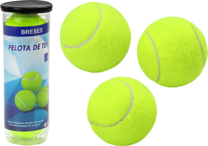 Piłki do dużego tenisa LEAN Toys 17511 3 szt (5905991003601) - obraz 3