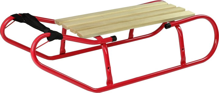 Металеві санки LEAN Toys 2988 Red (5904665993743) - зображення 3
