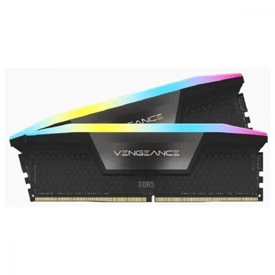 Corsair 32 GB (2x16GB) DDR5 6000 MHz Vengeance RGB Black (CMH32GX5M2D6000C36) - Фото 2 Corsair 32 GB (2x16GB) DDR5 6000 MHz Vengeance RGB Black (CMH32GX5M2D6000C36) - зображення 2