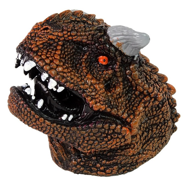 Gumowa pacynka na rękę LEAN Toys Dinozaur (5905214978242) - obraz 1