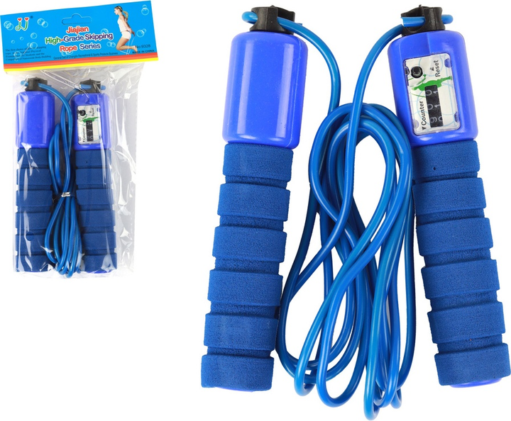 Skakanka LEAN Toys z licznikiem 280 cm 17410 Blue (5905991002765) - obraz 2