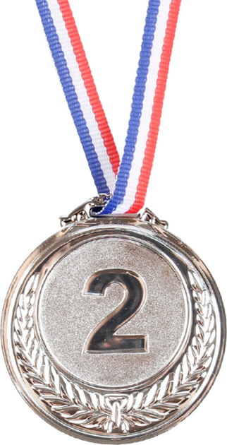 Srebrny medal LEAN Toys 6.5 cm 20948 (5905991034902) - obraz 1