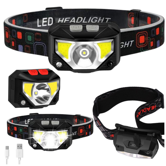Latarka czołowa LEAN LED 500 lm (5905991035800) - obraz 1